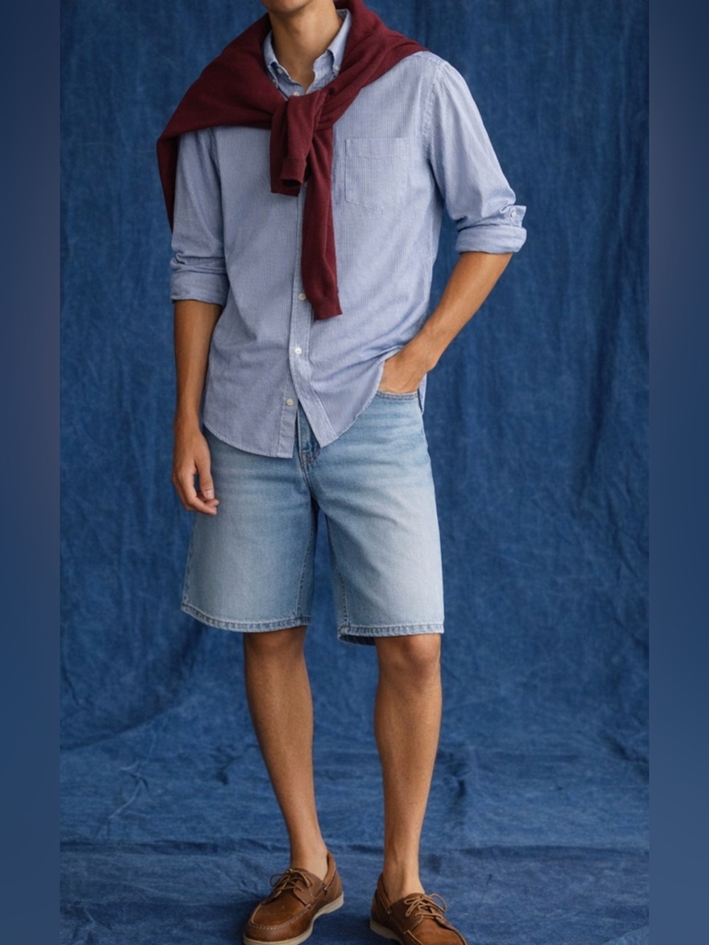 AE Everyday Classic Fit Oxford Button-Up Shirt
